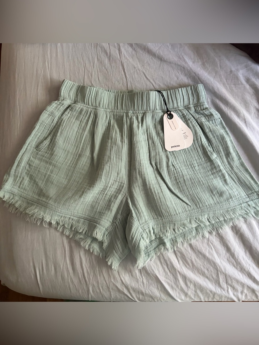 NWT! Prana Mint Green Organic Cotton Shorts